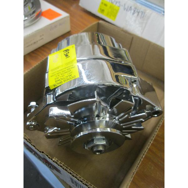 CHROME PLATED SINGLE WIRE ALTERNATOR