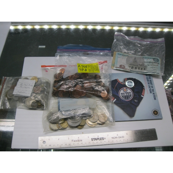 ASST. COINS - PENNIES, ETC.