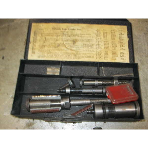 LOT OF MISC. - CYLINDER BRAKE HONE, VALVE HAND GRINDER, ETC.