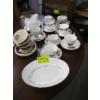 Image 1 : LG. LOT OF ASST. TEACUPS/SAUCERS, GRAVY BOAT, ETC.