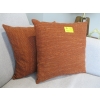 Image 1 : 2 BURNT ORANGE COLOR PILLOWS