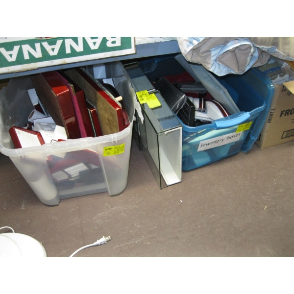 JEWELLERY BOXES, STANDS, DISPLAYS, ETC.