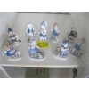 Image 1 : 9 BLUE & WHITE PORCELAIN FIGURINES - SOME FROM GERMANY