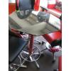 Image 4 : UNIQUE CHAIR & TABLE SET - AUTOMOTIVE DESIGN - RED/BLACK/CHROME