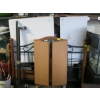 Image 1 : DRESSER, 3 PIECE PINE MIRROR & PINE & METAL Q/S HEADBOARD W/ROLLER FRAME