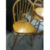 Image 4 : ROUND WOODEN DINETTE TABLE W/4 CHAIRS