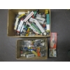 Image 1 : 2 BOXES OF MISC. TRUCKS, PEOPLE, HELICOPTERS, TRAILERS, ETC. FOR HO 