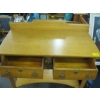 Image 3 : 2 DRAWER STANDING DESK W/CARVED FACED FRONT
