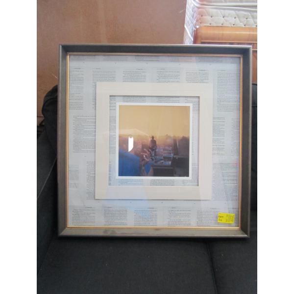 FRAMED COWBOY PICTURE