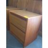 Image 2 : TEAK 2 DRAWER NIGHTSTAND