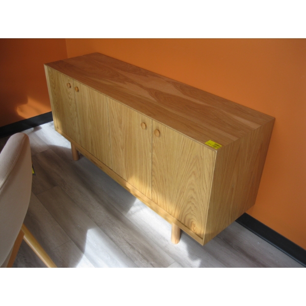 COMO 160CM OAK 4 DOOR SIDEBOARD