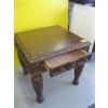 Image 2 : END TABLE W/SPIRAL LEGS & DRAWER