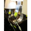 Image 3 : STAINLESS LOOK FLOOR LAMP & 2 TABLE LAMPS