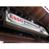 Image 2 : LIGHTED ESSO SALMON ARM SHEET METAL & HEATING CLOCK SIGN