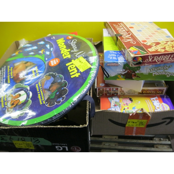 2 BOXES OF MISC. GAMES, BOOKS, ETC.
