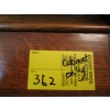 Image 3 : LG. OAK GLASS DOORED DISPLAY CABINET
