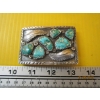 Image 1 : NAVAJO BELT BUCKLE W/BLUE STONES
