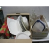Image 1 : 2 BOXES OF MISC. PLATES, BOWLS, ETC.