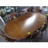 Image 5 : VILAS MAPLE DINING TABLE W/6 CHAIRS