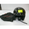 Image 1 : BLACK MOTORCYCLE HELMET W/COVER - SZ M