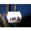 Image 3 : LEATHER & SILVER BOLO TIE, SIGNED E LONG