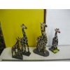Image 1 : WOODEN GIRAFFE FIGURINES