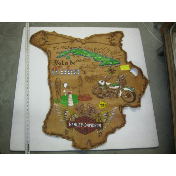 HARLEY DAVIDSON LEATHER MAP