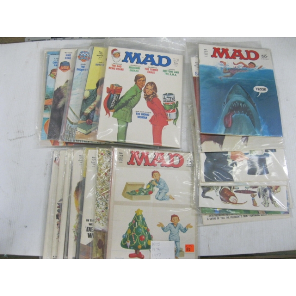 1975, 1976 & 1977 MAD MAGAZINES