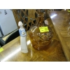 Image 3 : BASKET W/STONE, LG. DECANTER & FIGURINE