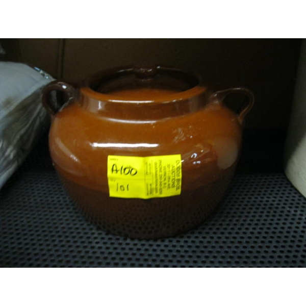LG. BROWN BEANPOT