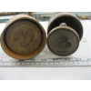 Image 3 : 4 ROUND WOODEN BUTTER PRESSES