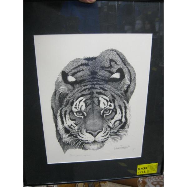 FRAMED NUMBERED PRINT BY PARK OF THE TIGER