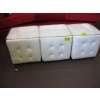 Image 1 : 3 STOOL GLASS STOPPED COFFEE TABLE