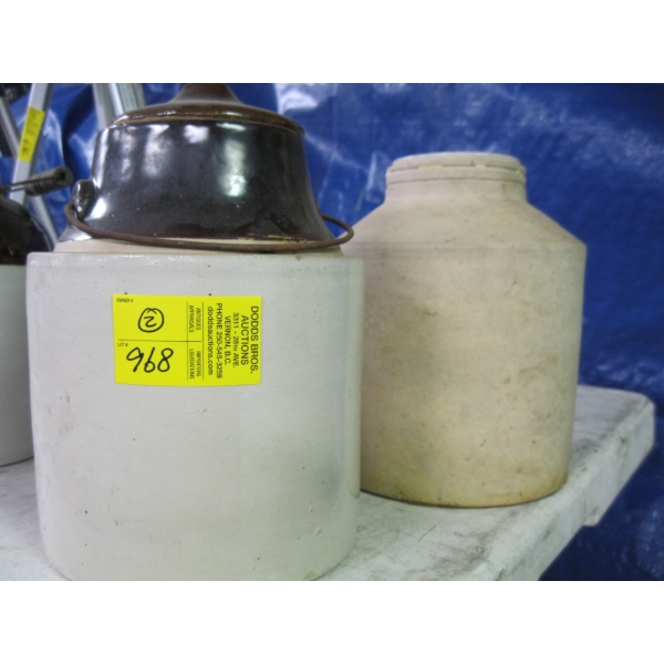 2 CROCKERY CONTAINERS