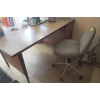 Image 2 : SINGLE PEDESTAL DESK W/CHAIR