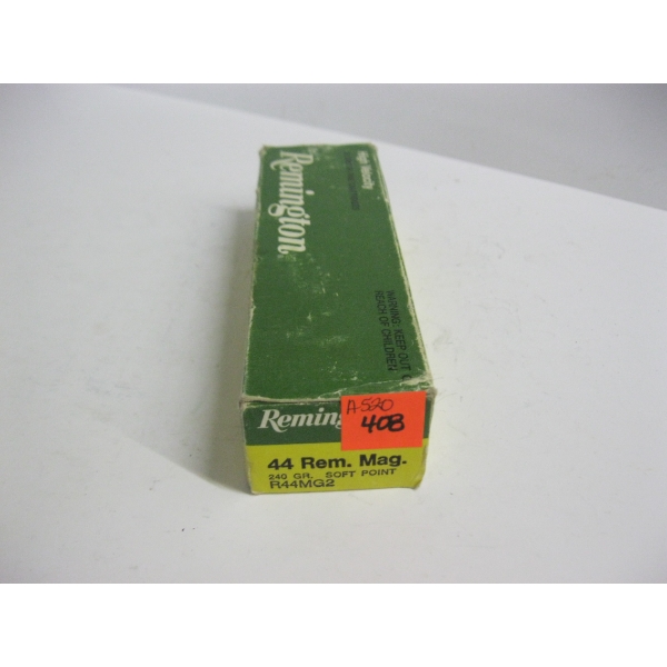 REMINGTON .44 REM MAG 240GR SOFT POINT|1X20 CENTERFIRE CARTRIDGES