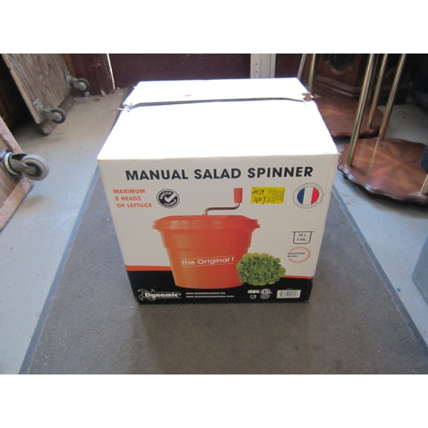 MANUAL COMMERCIAL SALAD SPINNER IN BOX
