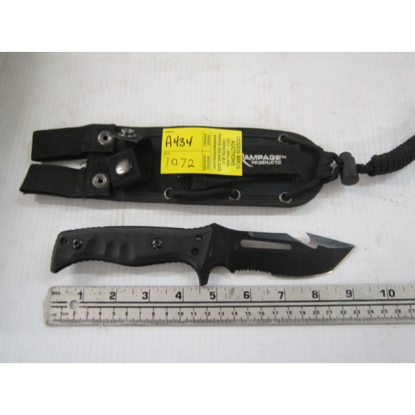 RAMPAGE KNIFE W/SHEATH