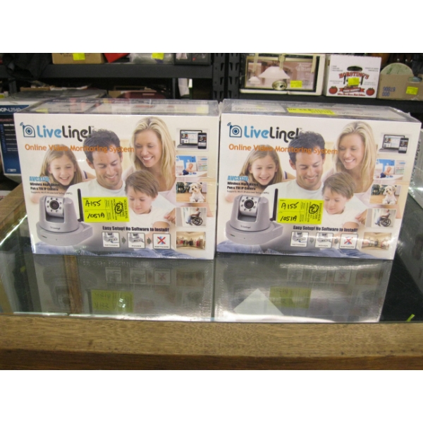 2 NEW LIVELINE WIRELESS CAMERAS