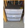 Image 1 : 3 DRAWER PLASTIC DIVIDER UNIT
