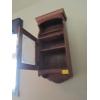 Image 3 : WALL MOUNT HANGING SHELF UNIT W/GLASS DOOR