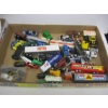 Image 3 : 2 BOXES OF ASST. TRAIN FIGURINES, SM. TRUCKS, ETC.