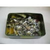 Image 3 : TIN OF MISC. COLLECTOR SPOONS, CARVINGS, ETC.