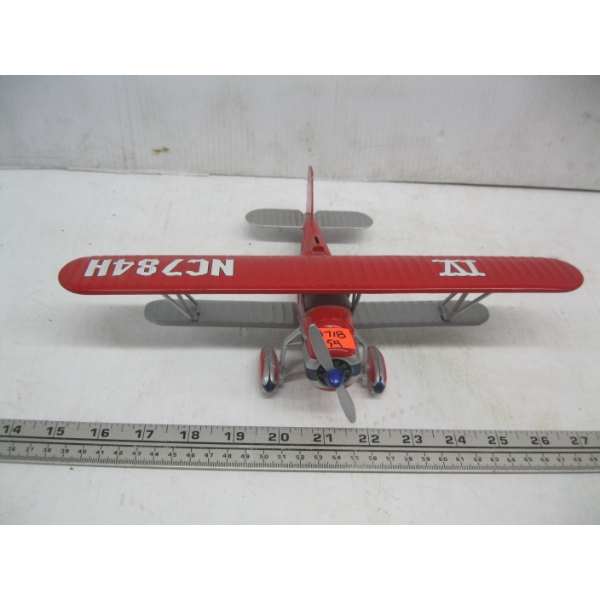 RED METAL AIRPLANE