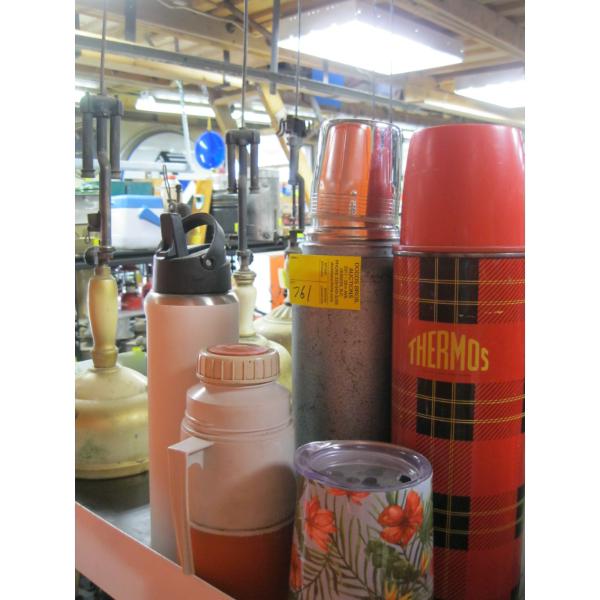 ASST. THERMOSES, DRINK BOTTLE, ETC.
