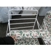Image 6 : SET OF 4 WROUGHT IRON PATIO CHAIRS W/CUSHIONS