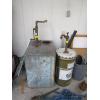 Image 1 : QUAKER STATE 60L DRUM & A BOWSER OIL LUBESTER PUMP W/TANK