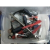 Image 2 : BOX OF MISC. TOOLS, BATTERIES, STAPLE GUNS, ETC.