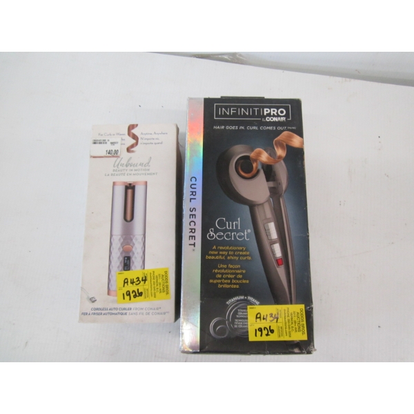 1 CURL SECRET IN BOX & 1 CORDLESS AUTO CURLER