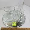 Image 5 : VINTAGE GLASS JARS, BOTTLES, FISH BOTTLE, CREAM/MILK SQUARE GLASS & CERIUM GLASS COLLECTION